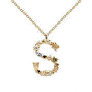 English Letter Necklace Female Colorful Crystals – Jewelry Gift Ideas — 14