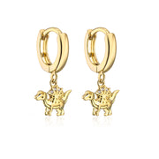 18K Copper Plated Micropaved Zircon Earrings – Stylish Gifts — 3
