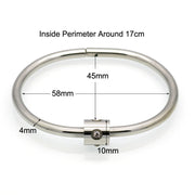 Bracelet Cylindrical Opening Titanium Steel – Jewelry Gift Ideas — 2