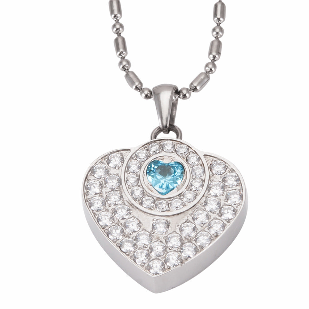 Love Shaped Negative Ion Pendant Volcanic Mineral – Jewelry Gift Ideas — 1