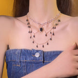 Copper Alloy Crystal Mermaid Princess Necklace – Jewelry Gift Ideas — 11