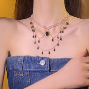 Copper Alloy Crystal Mermaid Princess Necklace – Jewelry Gift Ideas — 11