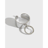 Minimalist Glossy Ring Opening S925 Sterling – Unique Gift Ideas — 9