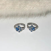 Female Diamond Studded Love Cat Foot Earrings – Gifts for Her — 4
