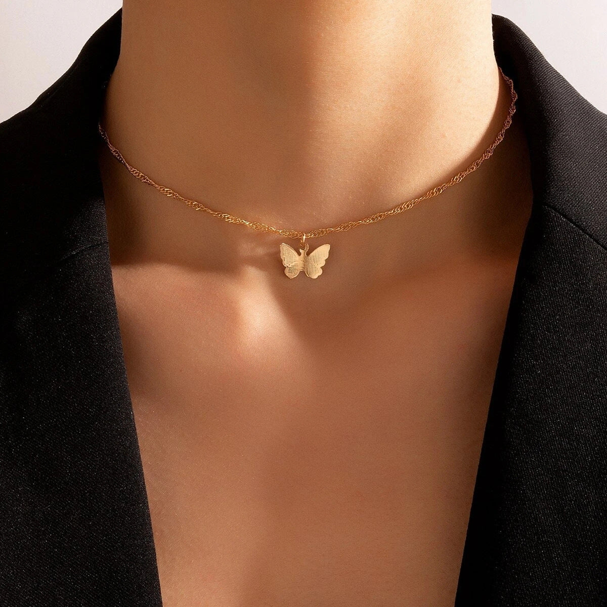 Simple Fashion Accessories Alloy Butterfly – Stylish Gifts — 1
