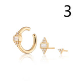 Women's Fashion Irregular Geometric Diamond Earrings – Stylish Gifts — 9