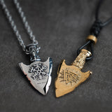 Vintage Nordic Arrow Titanium Steel Necklace – Jewelry Gift Ideas — 6