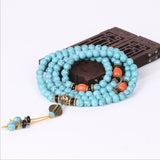 Turquoise Bracelet Ethnic Wind 8MM Ball – Jewelry Gift Ideas — 6