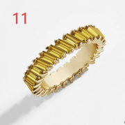 Crystal alloy multi-colored ring – Gift Ideas — 4
