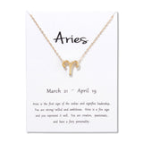 Twelve Constellation Necklace Pendant Female – Jewelry Gift Ideas — 15
