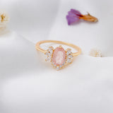 Strawberry Crystal Ring Fashion Niche – Stylish Gifts — 4