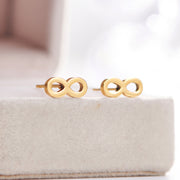 Crown Boy And Girl Stainless Steel Gold Stud Earrings – Gifts for Kids — 6