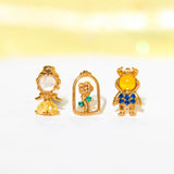 Cute Earrings Three-piece Suit Zircon Earrings – Small Gift Ideas — 2