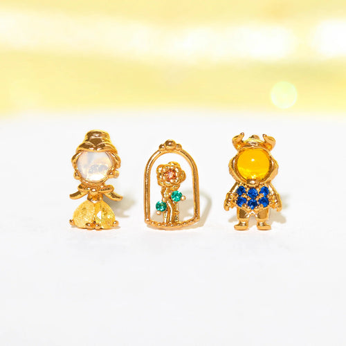 Cute Earrings Three-piece Suit Zircon Earrings – Small Gift Ideas — 2