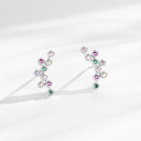 S925 Sterling Silver Rainbow Zircon Small Bubble – Small Gift Ideas — 1