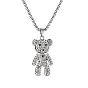 Double Layered Titanium Steel Full Diamond Rabbit – Jewelry Gift Ideas — 8