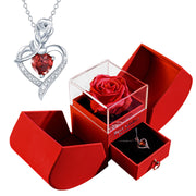 Eternal Rose Apple Gift Box Women Necklace – Jewelry Gift Ideas — 14