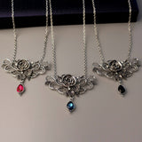 Flower Pendant Necklace Halloween Black – Jewelry Gift Ideas — 2