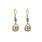 Diamond Water Drop Earrings French Double-sided – Birthday Gifts — 6