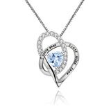 Birthstone S925 Silver Necklace Pendant – Jewelry Gift Ideas — 3