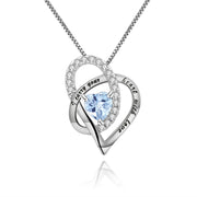 Birthstone S925 Silver Necklace Pendant – Jewelry Gift Ideas — 3