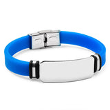 Custom engraving silicone bracelet personalized – Jewelry Gift Ideas — 5