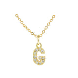 English Letter Necklace Micro Inlaid Zircon – Jewelry Gift Ideas — 12