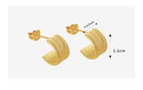 Light Luxury Exquisite Small C- Shaped Earrings – Small Gift Ideas — 19
