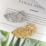 Stainless Steel Three-dimensional Wings Brooch Fashion – Stylish Gifts — 3
