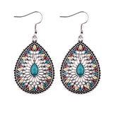 Blue Pine Inlaid Drop Earrings – Holiday Gift Ideas — 8