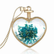Round Pendant Necklace Gold Silver Color Bead – Jewelry Gift Ideas — 7