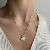 Women's New Fashion Sunflower Necklace – Jewelry Gift Ideas — 3