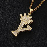 Stainless Steel Chain Zircon Alphabet Pendant – Jewelry Gift Ideas — 20
