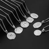 Stainless Steel Coin 18K Gold Plated Pendant – Jewelry Gift Ideas — 5
