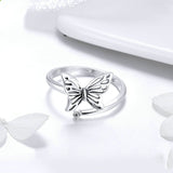 S925 Silver Butterfly Dream Ring Earring Jewelry – Jewelry Gift Ideas — 4