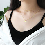 925 Sterling Silver Necklace Female Geometric – Jewelry Gift Ideas — 4