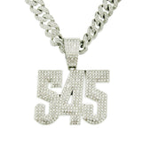 Hip-hop Full Diamond Three-dimensional Number – Jewelry Gift Ideas — 4