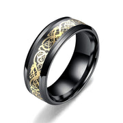 Dragon Pattern Rings Men Stainless Steel Ring – Jewelry Gift Ideas — 3