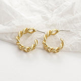 Fashion Gold Color Earrings For Women – Stylish Gifts — 9