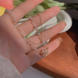 Double Layer Flower Zircon Bracelet – Jewelry Gift Ideas — 4