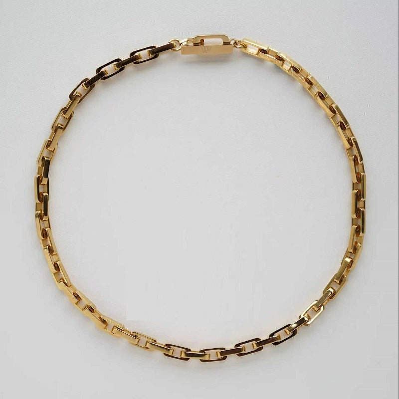 Square 316L Steel Bracelets Necklace For Men – Jewelry Gift Ideas — 1