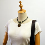 Cotton And Linen Women's Accessories Wood Chip – Jewelry Gift Ideas — 4