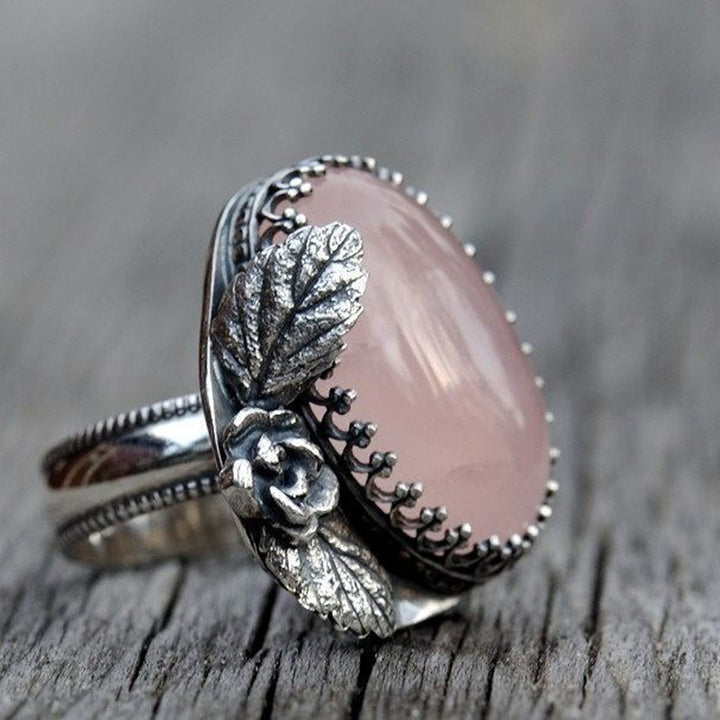 Thai Silver Goose Egg Engagement Ring – Gifts for Couples — 1