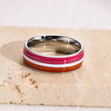 Ring Color 8mm Men's Same Color Flag Ring Foreign – Jewelry Gift Ideas — 9