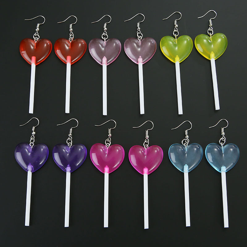 Personalized Candy Color Lollipop Heart-shaped Long – Birthday Gifts — 1