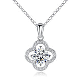 Clover Clavicle Necklace Ladies Fashion 925 – Jewelry Gift Ideas — 4