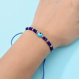 Women's Crystal Rice Beaded Braided Bracelet – Jewelry Gift Ideas — 1