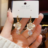 Fashion Flower Zircon Elegant Retro Earrings – Stylish Gifts — 8