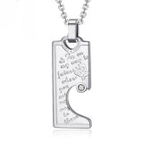 Exclusive For Your Necklace Fine Steel Lover Pair – Jewelry Gift Ideas — 3