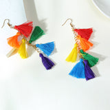 Rainbow Tassel Earrings Personality Fashion – Stylish Gifts — 5